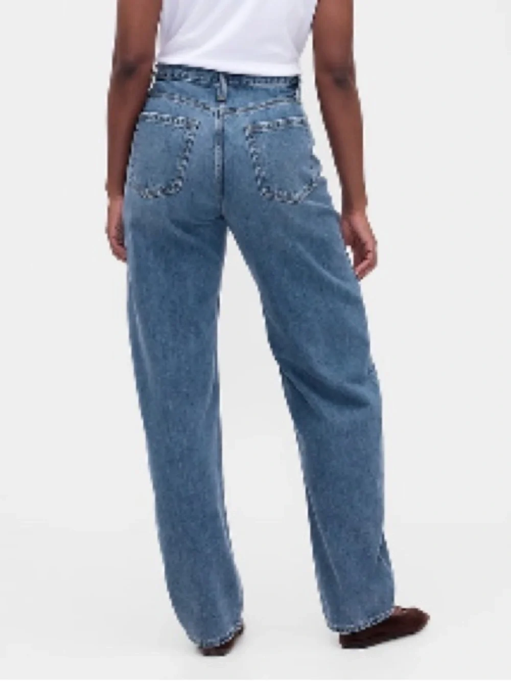 NWT GAP Curvy High Rise Barrel Jeans - Picture 4 of 8